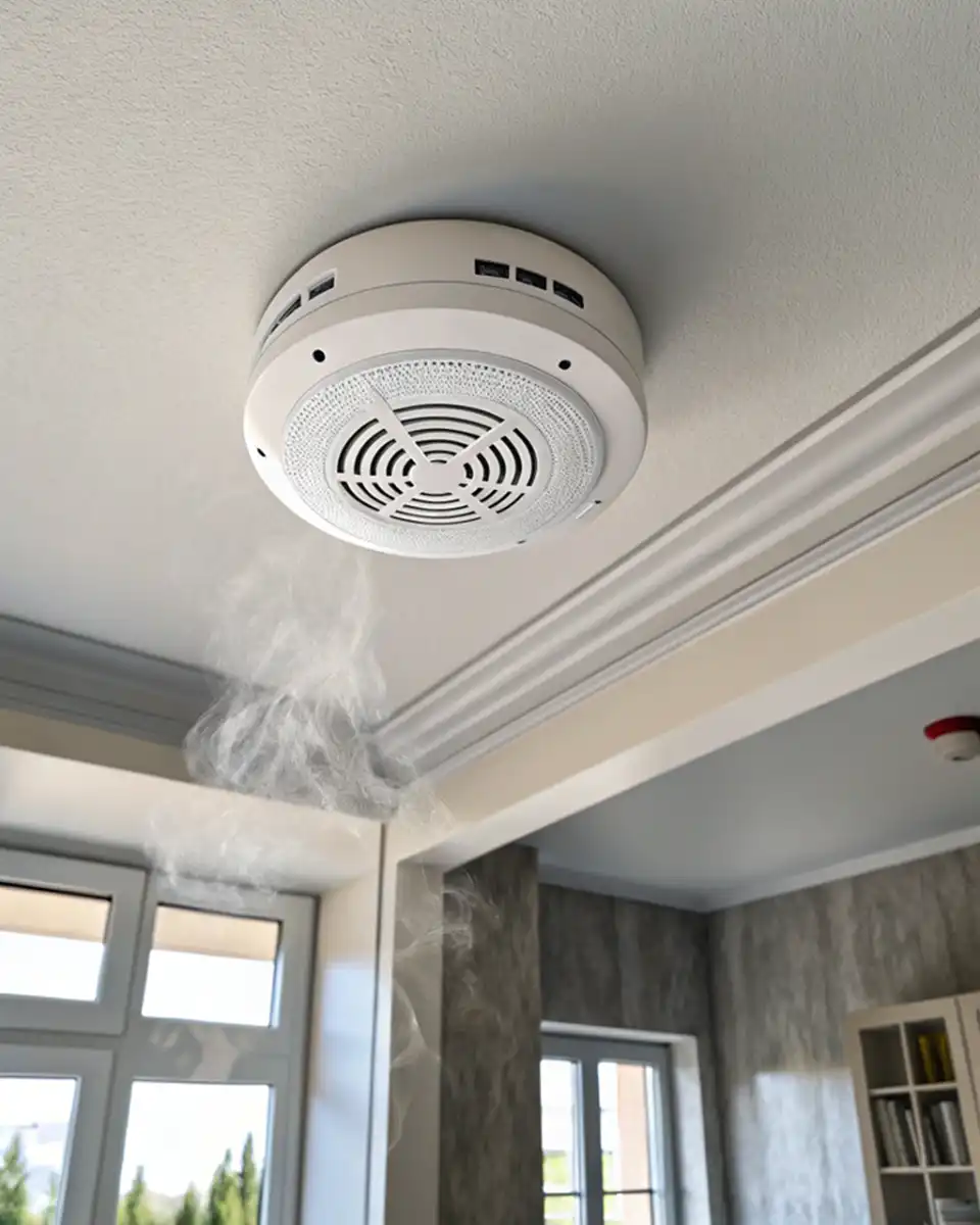 smoke alarm chirping