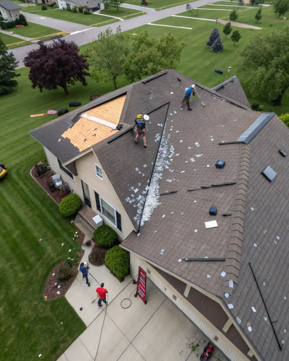 hail damage roof replacement