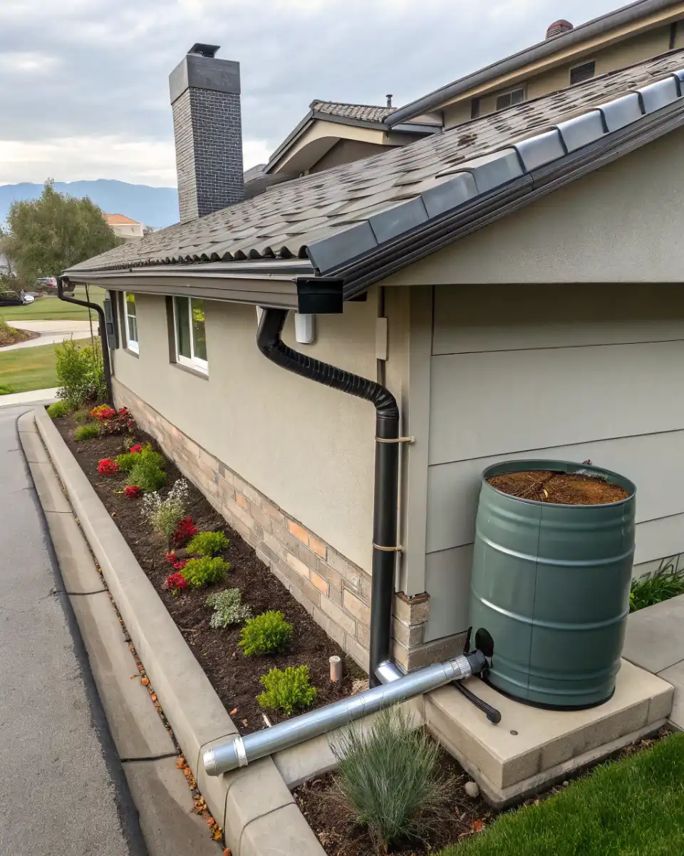 roof water diverter