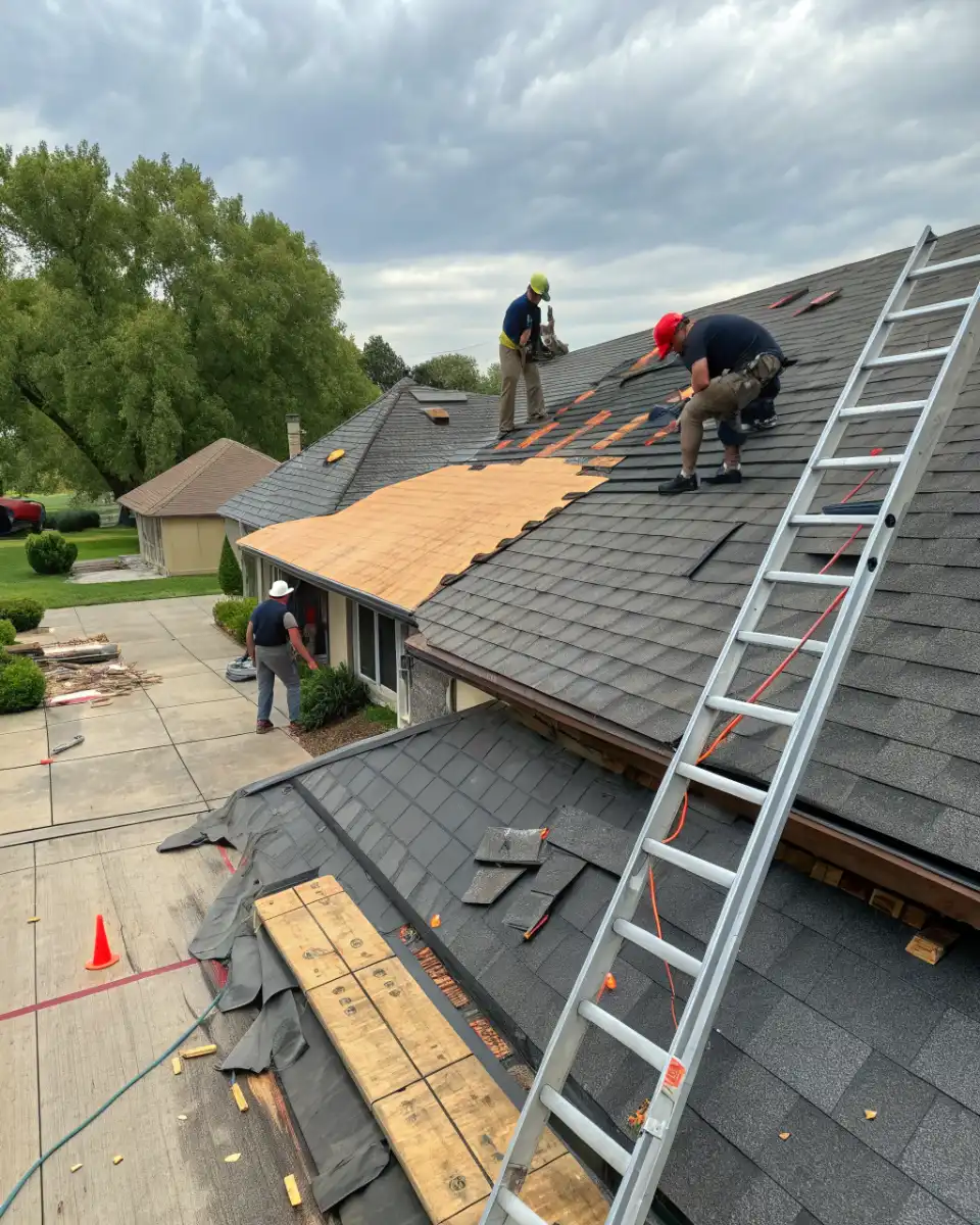 asphalt shingle roof repair