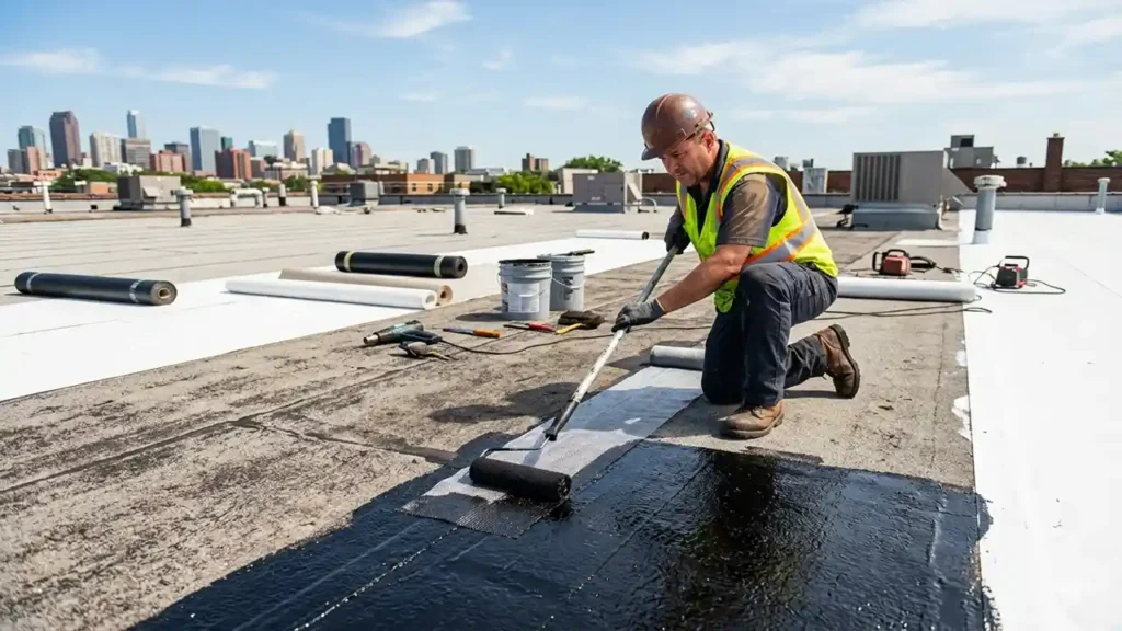 flat roof repair​
