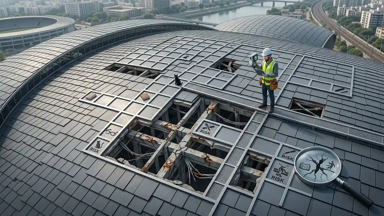 curved roof crossword