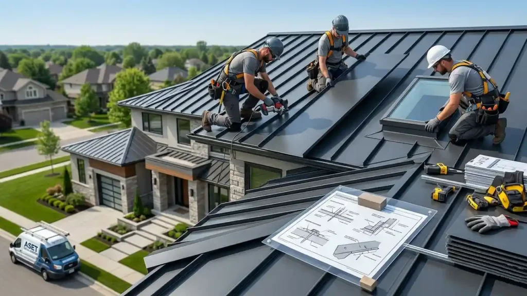 metal roofer